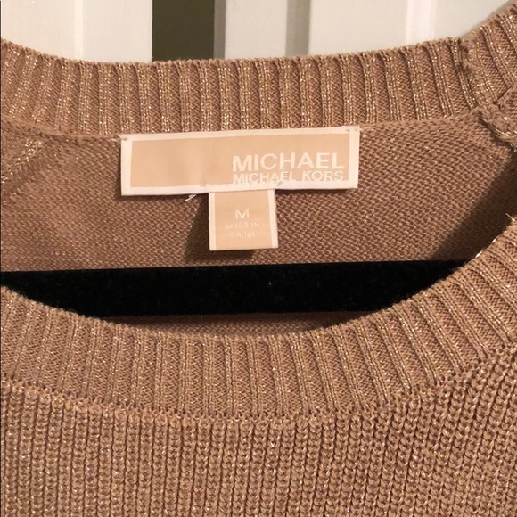 Michael Kors Glittery Gold Sweater - Picture 4 of 8